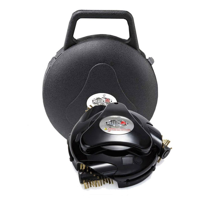 Grillbot Automatic Grill Cleaning Robot with Carry Case, Black